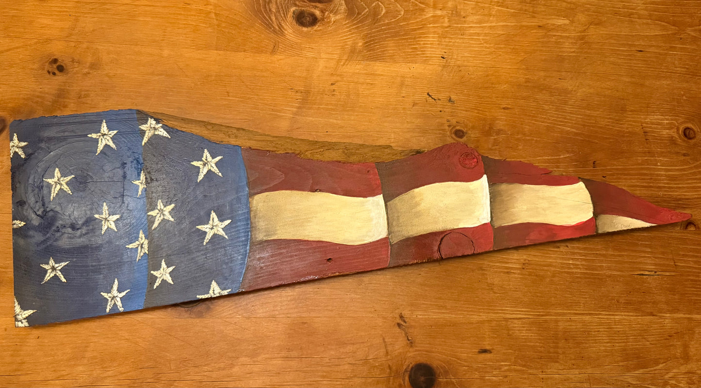 Tattered American Flag