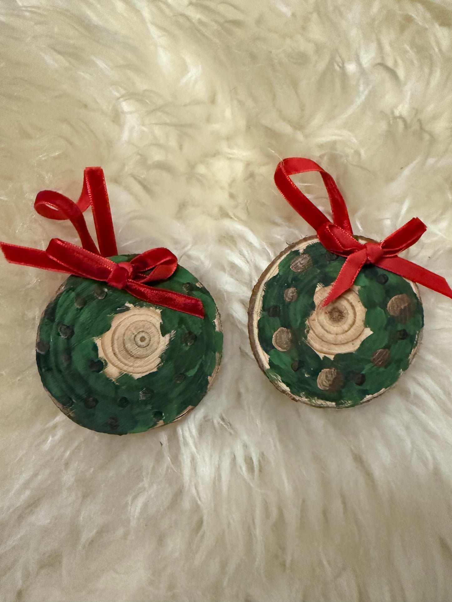 Decorated Wreath Ornaments