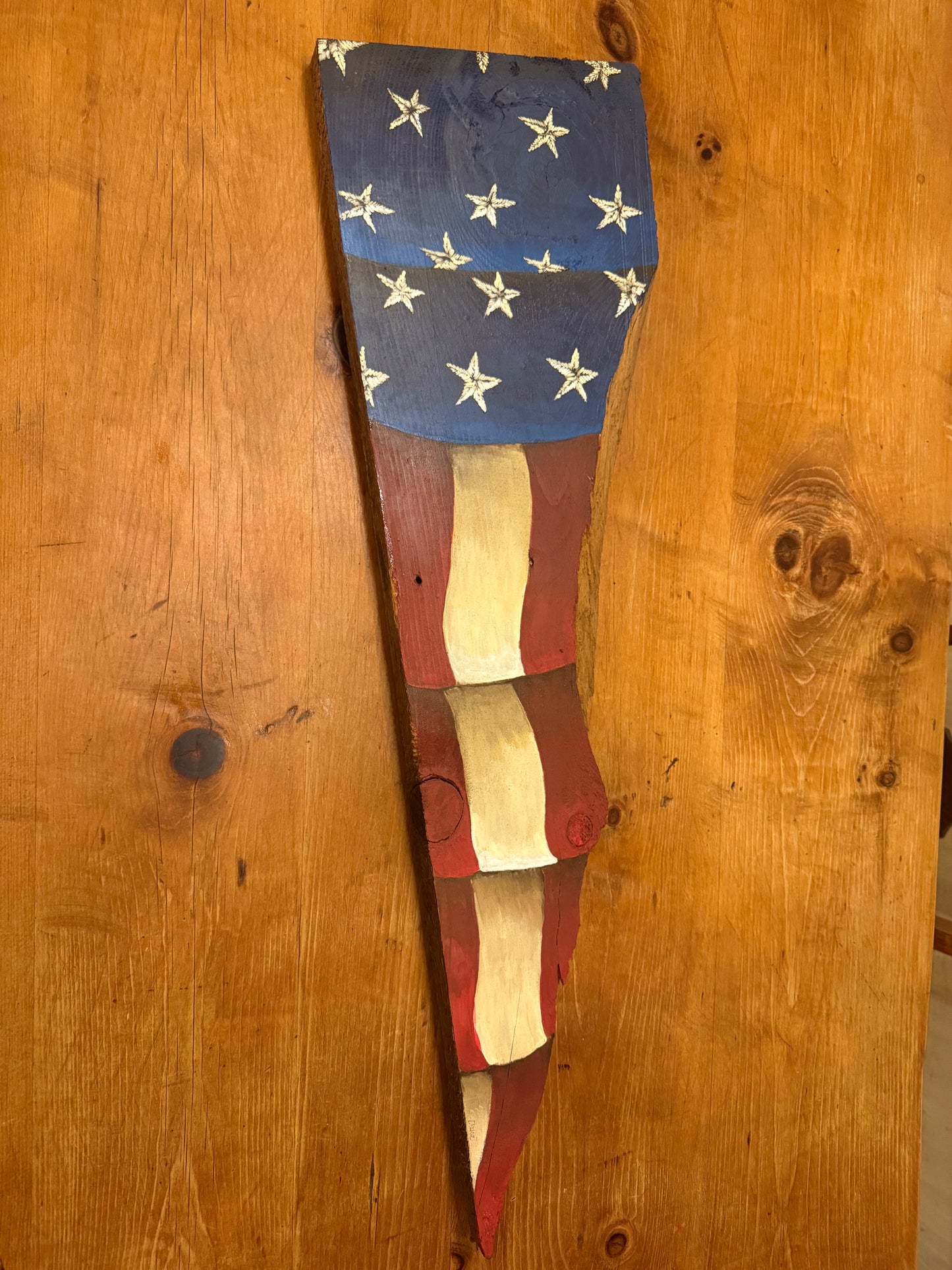 Tattered American Flag